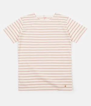 Armor Lux Striped Breton T-Shirt - Nature / Pink Atlas