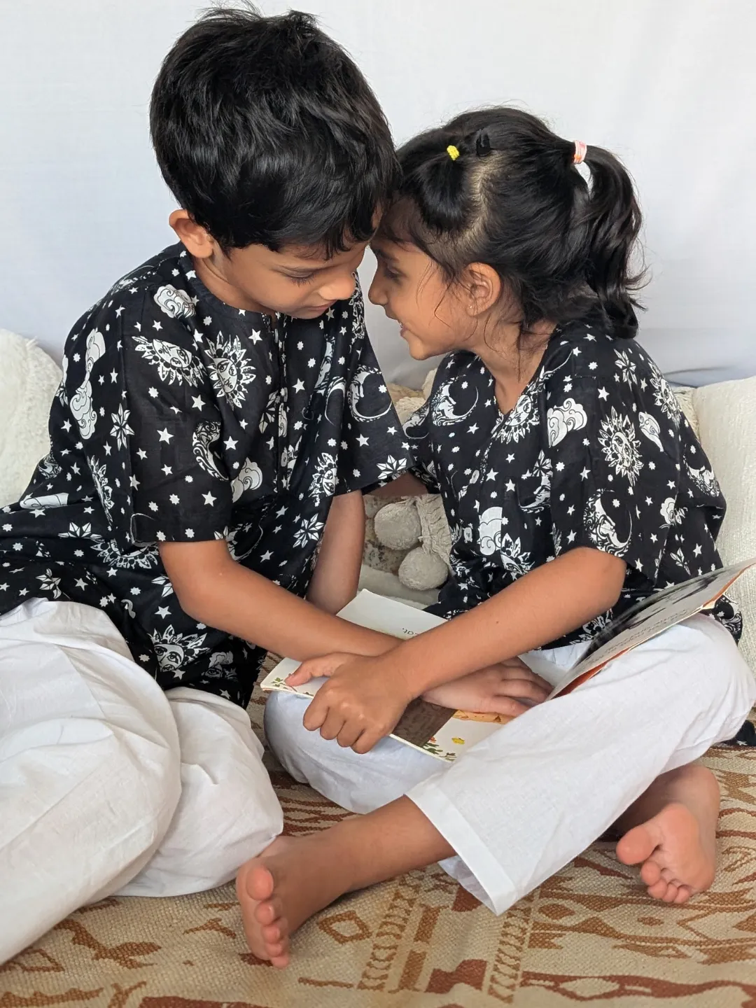 Cotton Night Suit for Kids | Nayantaara Black