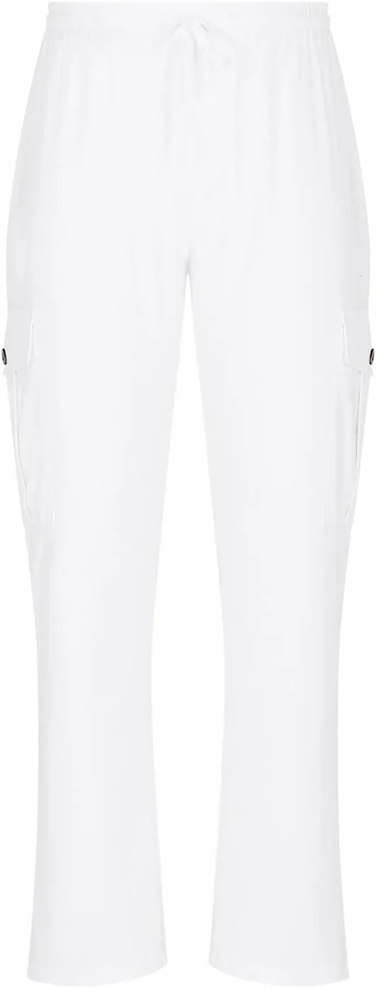 Ctreela Men Baggy Sweatpants Casual Autumn Straight Leg Basic Beach Pants Solid Drawstring Elastic Waisted Lounge Pants