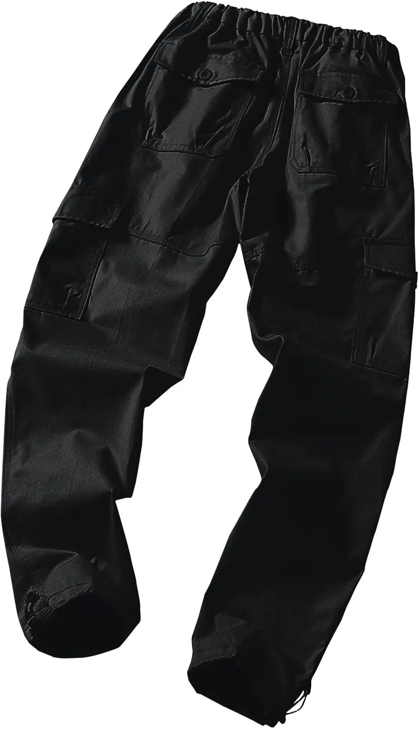 GOFULY Mens Cargo Pants Casual Ripstop Stretch Joggers Sweatpants Pockets Y2K Pants Men Slim Fit Travel Pants Plus Size 2024