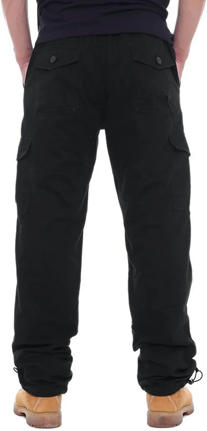 GOFULY Mens Cargo Pants Casual Ripstop Stretch Joggers Sweatpants Pockets Y2K Pants Men Slim Fit Travel Pants Plus Size 2024