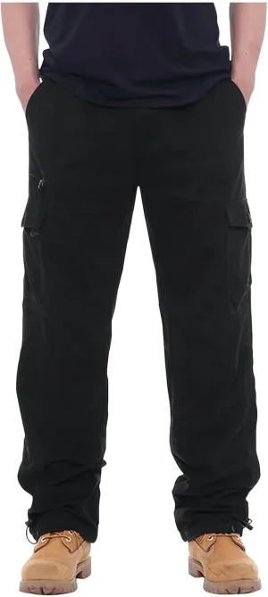 GOFULY Mens Cargo Pants Casual Ripstop Stretch Joggers Sweatpants Pockets Y2K Pants Men Slim Fit Travel Pants Plus Size 2024