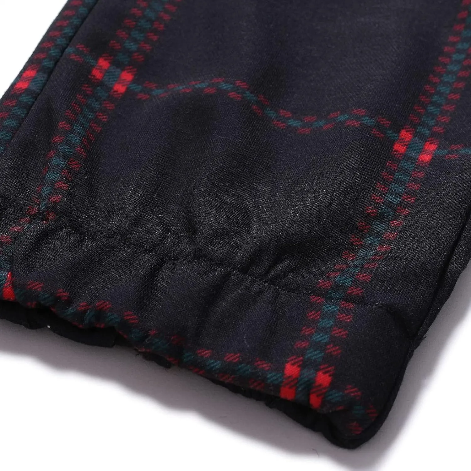 GTHTTT Men's Fashion Plaid Pants Chinos Casual Trousers Slim Fit Drawstring Tapered Stretch Workout Jogger Sweatpants Plaid