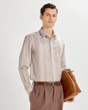 Indian Tan Striped Shirt