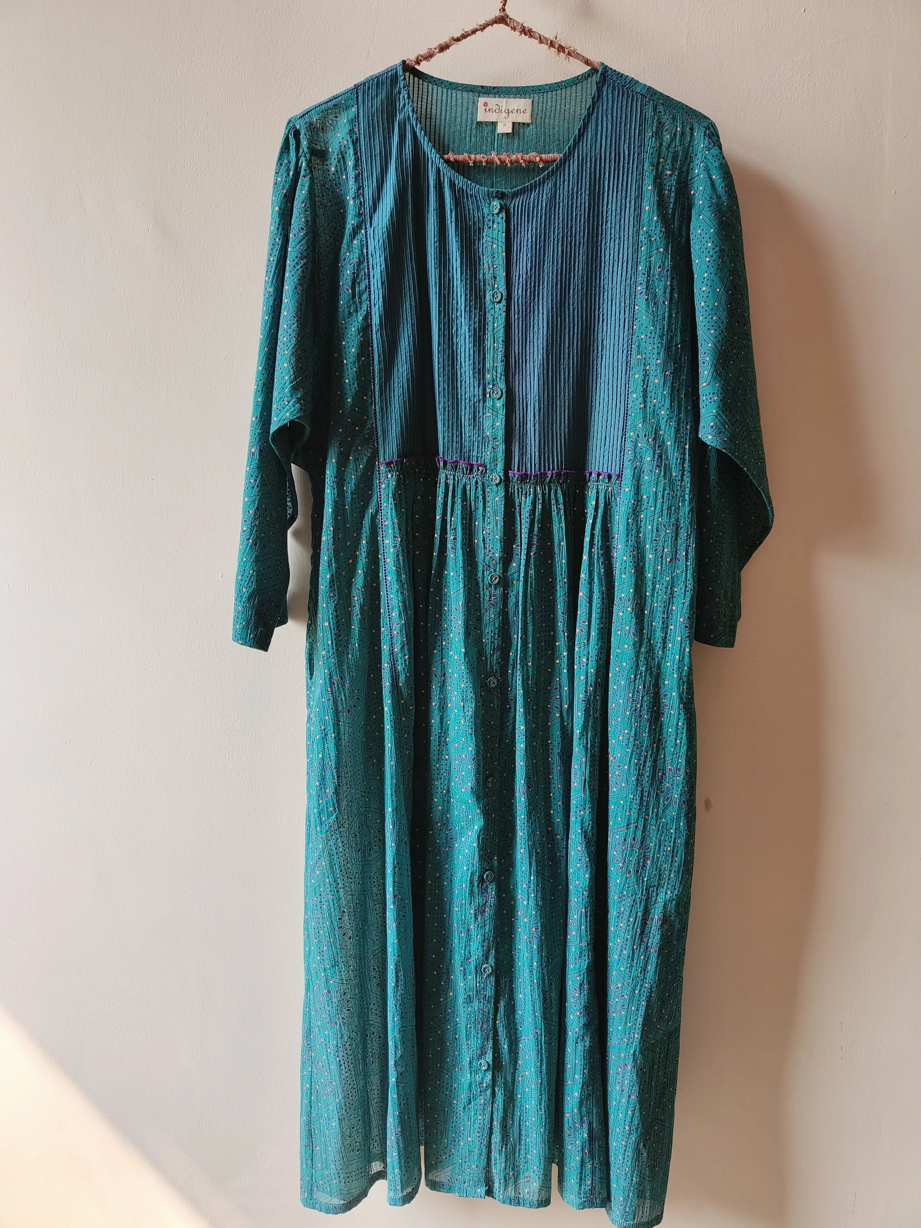 Magdalena Printed Pin-tuck Kurta & Pleated Shalwar