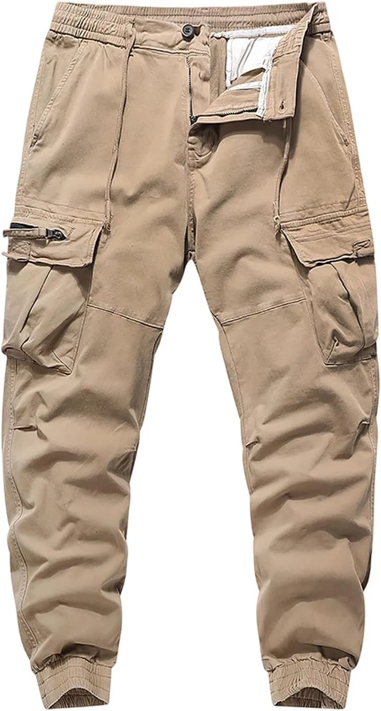 Men's Loose Fit Cargo Pants Running Training Pants