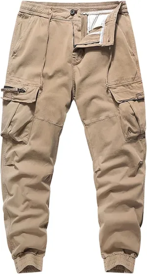 Men's Loose Fit Cargo Pants Running Training Pants