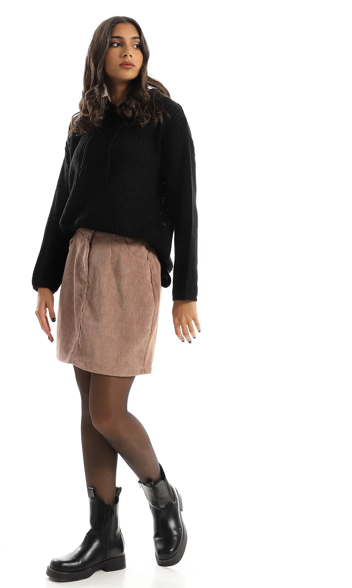 o155937-side-pockets-corduroy-coffee-skirt-women-skirts