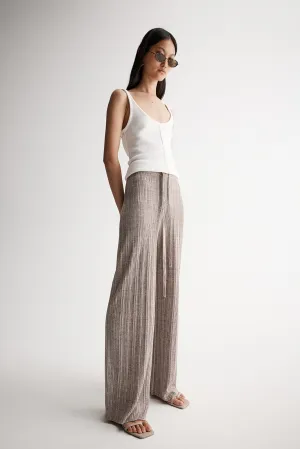 Oscar Knit Pant Dark Taupe