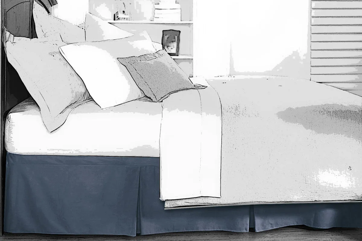 Spun Silk Bed Skirt