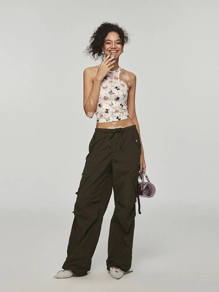 Utility Wide-Leg Pants