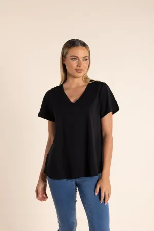V-Neck T-Shirt | Black