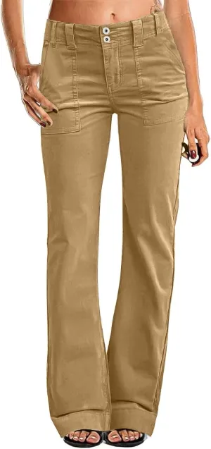 Wide Leg Pants for Women, Wide Leg Straight Oversized Pants High Waisted